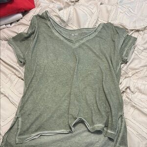 Green Relaxed Short Sleeve T-Shirt